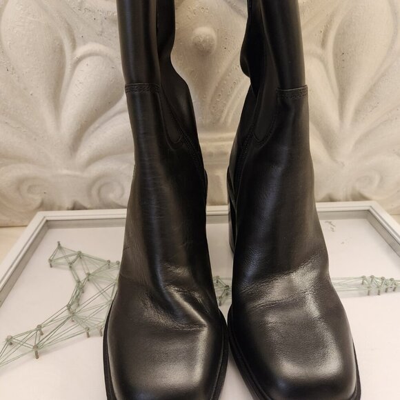 Franco Sarto Women's Penelope Booties. Black. Leather. Size 10. NIB - Picture 5 of 12